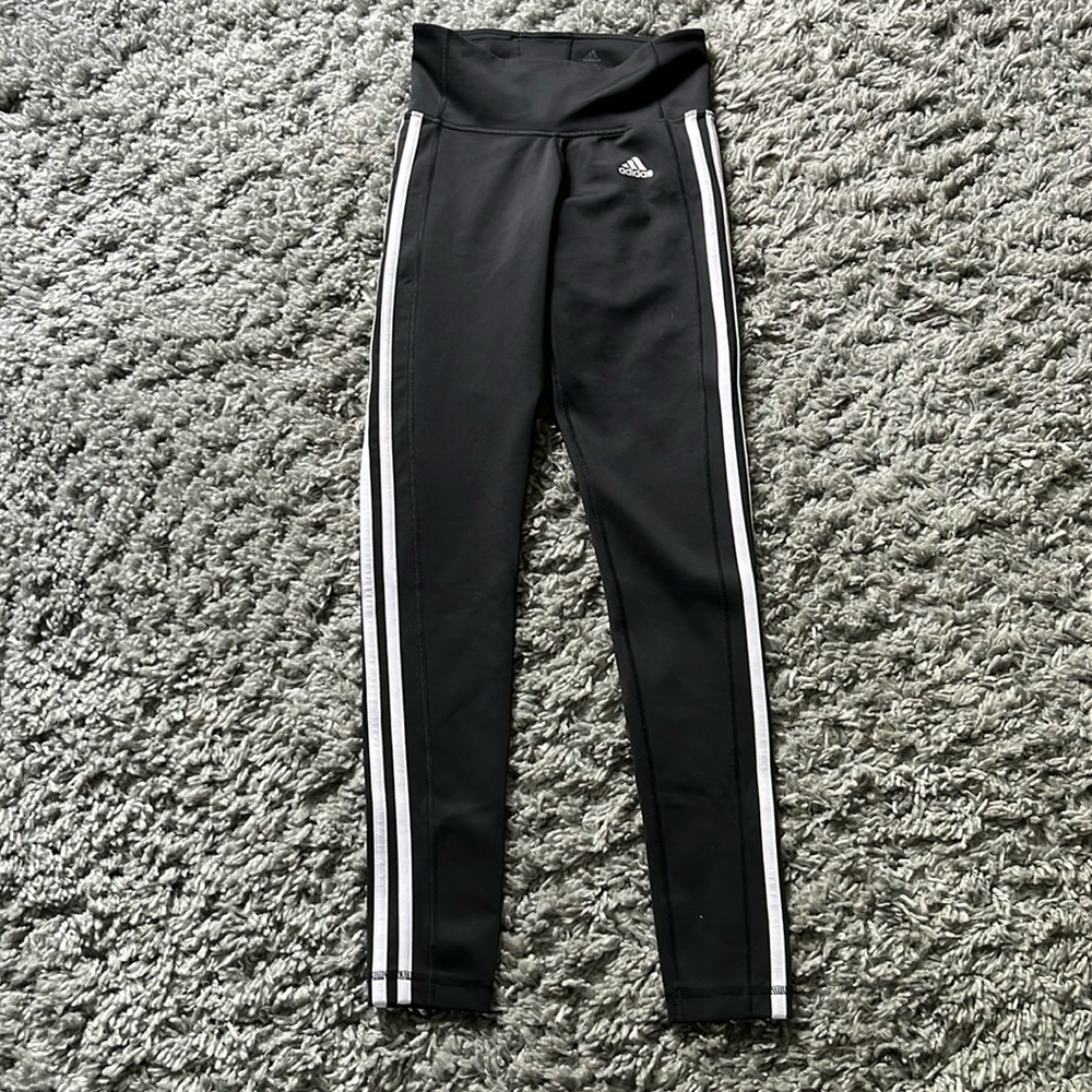 Adidas Climalite Black Leggings EUC XS